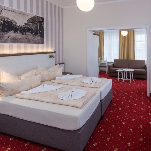 Suite mit Wohnbereich